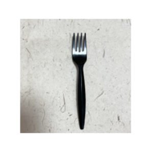 Plastic Disposable Black Forks