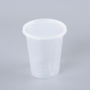 Clear 32oz PP Soup Cup with Lid